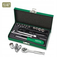 Набор инструмента в кейсе TOPTUL 1/4" 17ед. GCAD1701