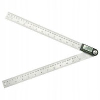 Угломер электронный (транспортир, малка) с линейкой 300 мм PROTESTER 5422-300