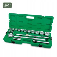 Набор головок с трещоткой TOPTUL 3/4" 17ед. (6-гр.) GCAI1701