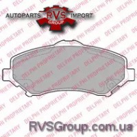 Комплект тормозных колодок, дисковый тормоз