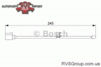 Сигнализатор, износ тормозных колодок