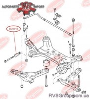 Сайленблок рычага, (передний)