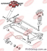 Сайлентблок важеля заднего, 01-