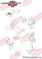 Сайлентблок важеля, (рессорная модель), 99-06 (усилен.), (bad roads)