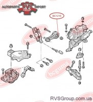 Втулка стабілізатора зад. Nissan X-trail (T31) 07-/Qashqai 1.6 07-