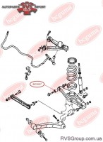 Втулка амортизатора заднего, (нижняя.), 97-