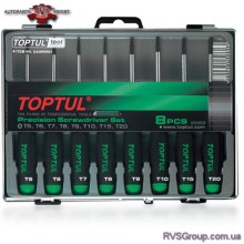 Набор отверток для точных работ TOPTUL (T5-T20) 8ед. GAAW0801