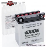 Аккумулятор для мототехники EXIDE CONVENTIONAL 12 V 5 AH 60 A ETN 0 B0 120x60x130mm 2.1kg
