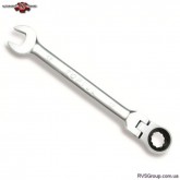 Ключ трещоточный рожково-накидной с шарниром TOPTUL 9мм AOAH0909